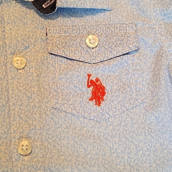 U.S. POLO ASSN Boy's Dress Shirt., Sz 5 - Picture 5 of 5